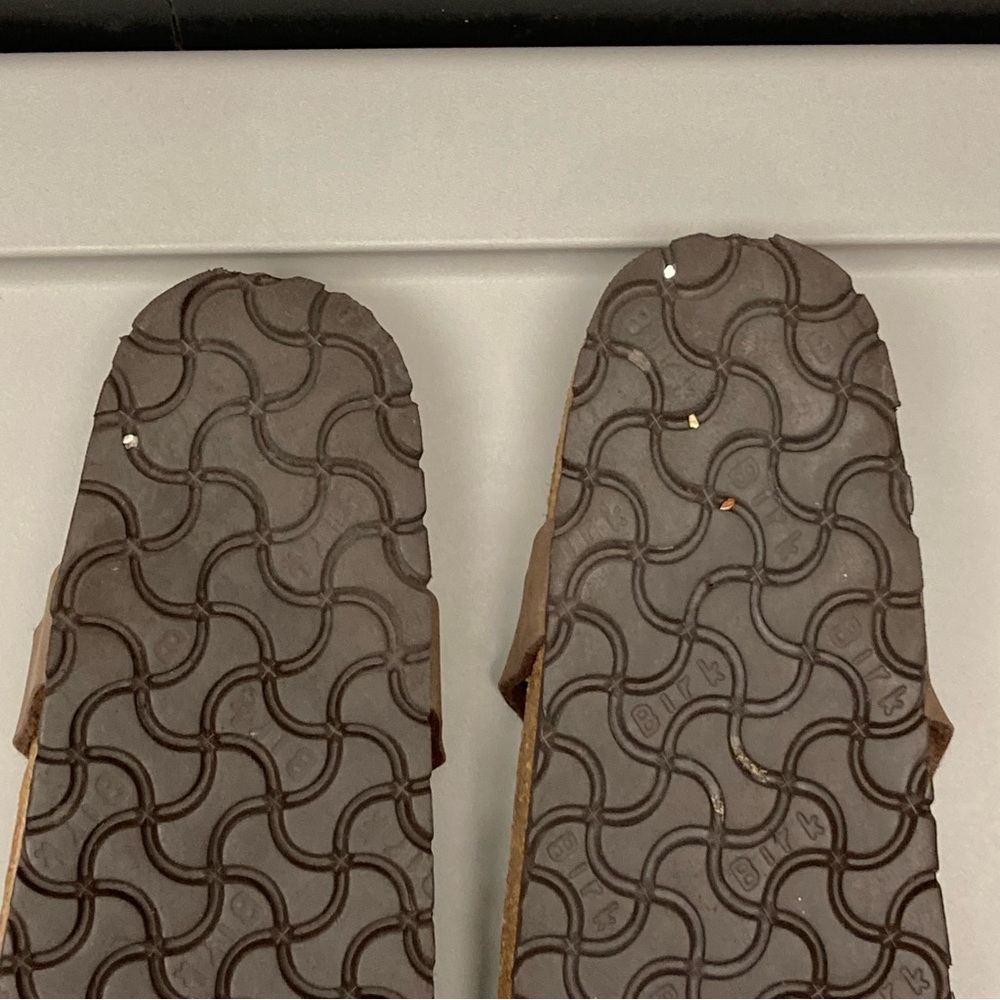 Birkenstock Tan Leather Sandals - Picture 7 of 10